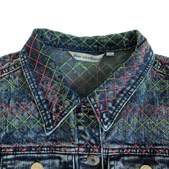 Via Penny Lane Reworked Apparel | Thomas Rhett Custom Upcycled Denim Vest - Picture 4 of 10